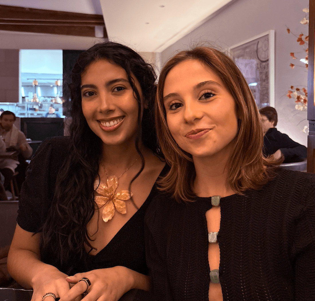 Daniela Fajardo Londoño and Juanita Morales Ocampo, co-founders of The House of Maria